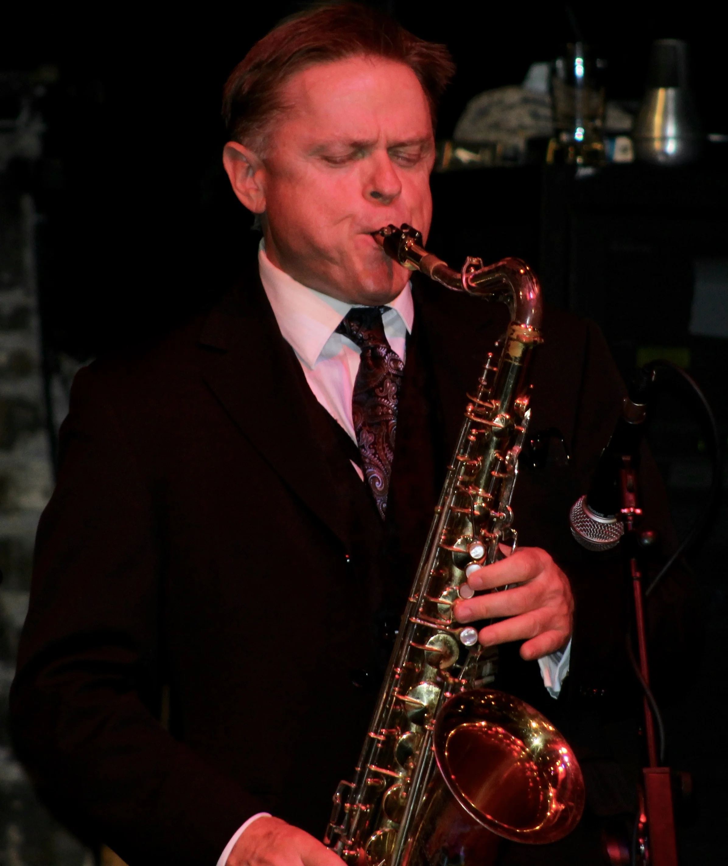 Jazz musician John MacMurchy at the Ken Page Memorial Trust - Oct. 2015