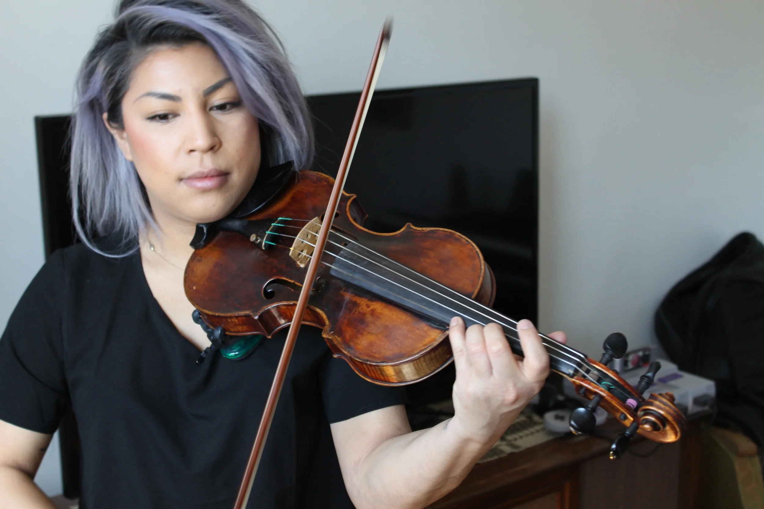 Singer, violinist and musician Maya Killtron - Apr. 2016