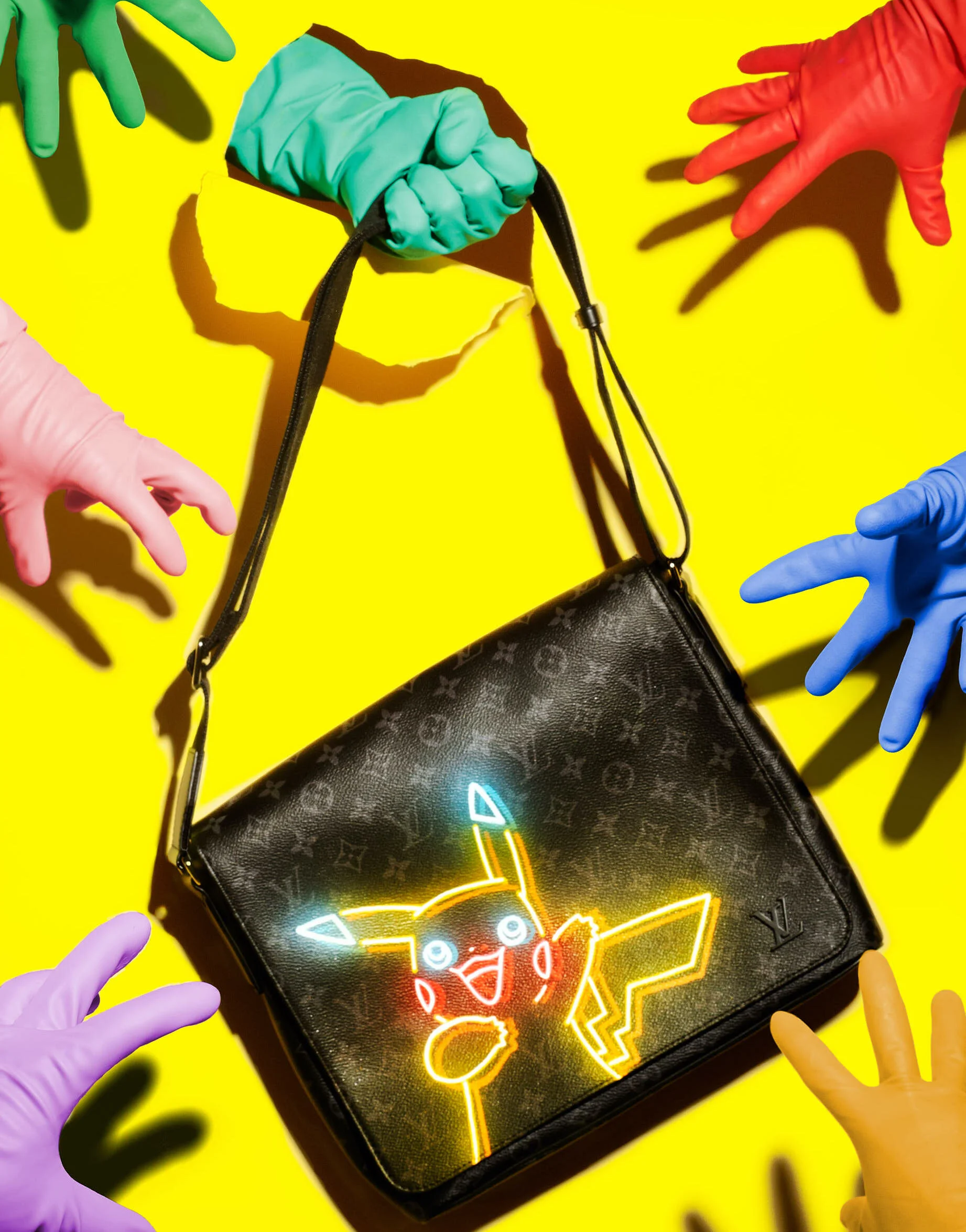 "PIKAFU" Collaboration print SKAR X ADAMFU 