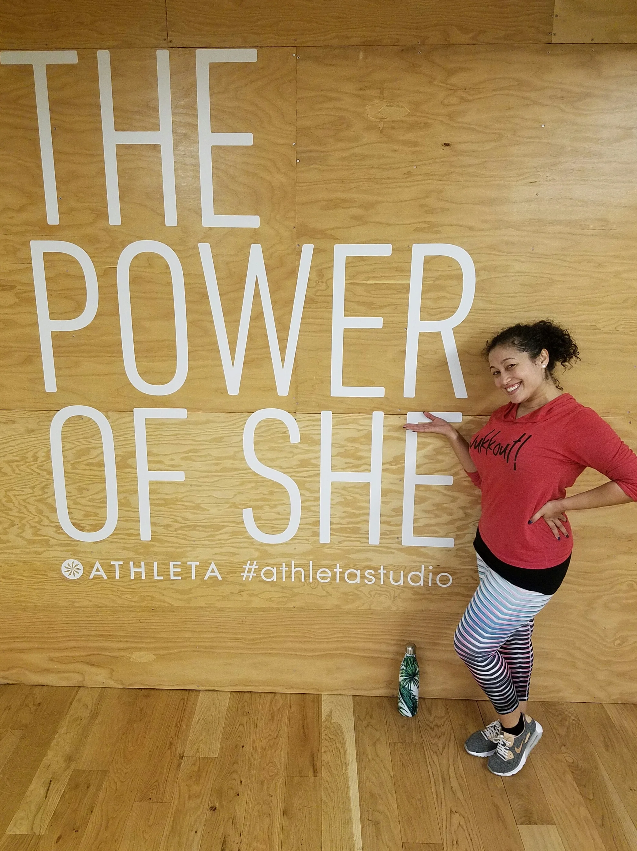 Congratulations to Wukkout!® Founder, Krista Martins, for being named the Athleta Studio's Instructor of the Month for March! She is wearing the High Rise Prism Chaturanga™ Capri . Get them online or in-store while you still can!