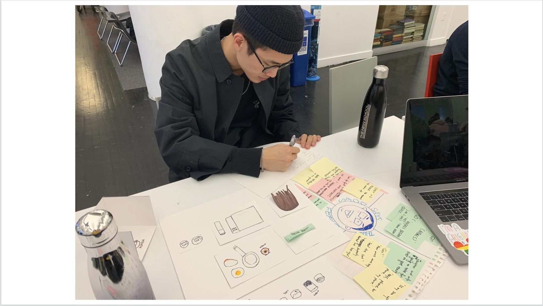 I took the empathy map to school and interview my peers about their morning routine.