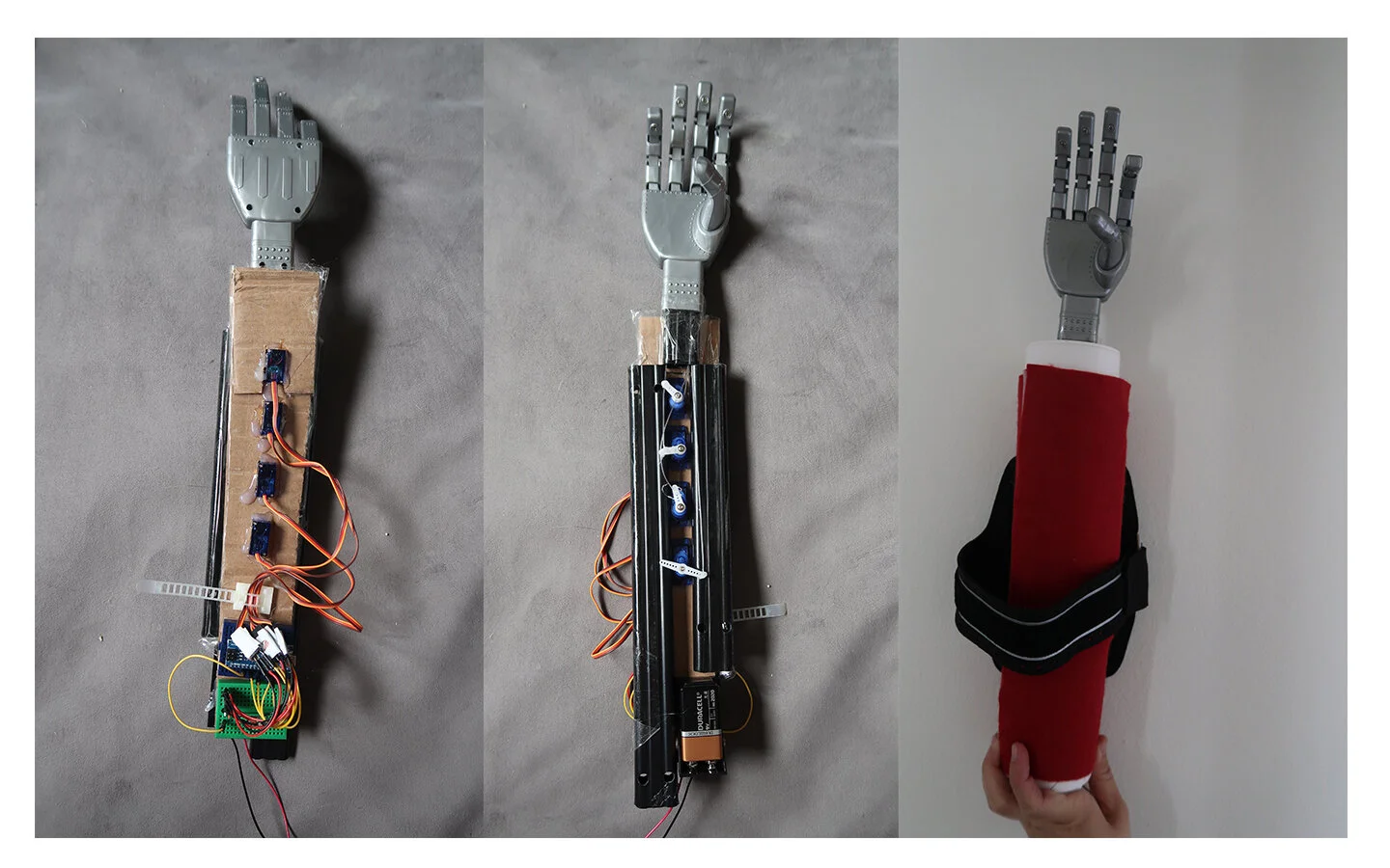 Second Prototype | A programmed robot arm that could simply grab objects and hold them for 5 seconds.
