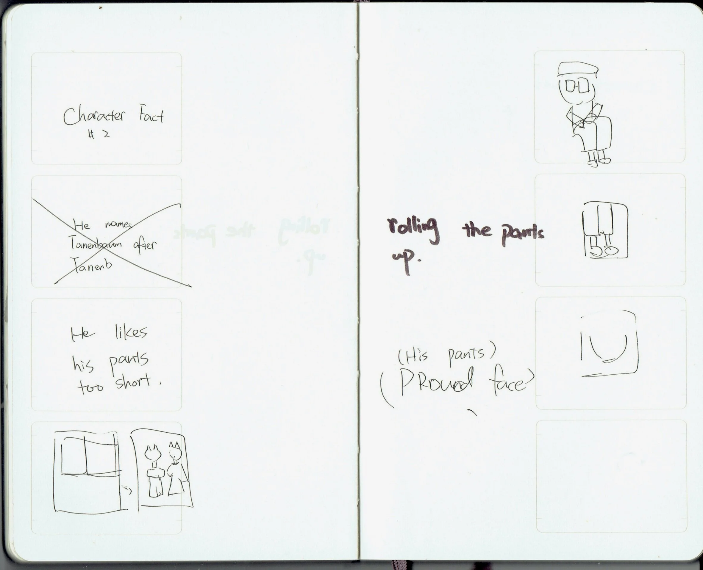 Pencil Sketch of Each Frame | Fact 2