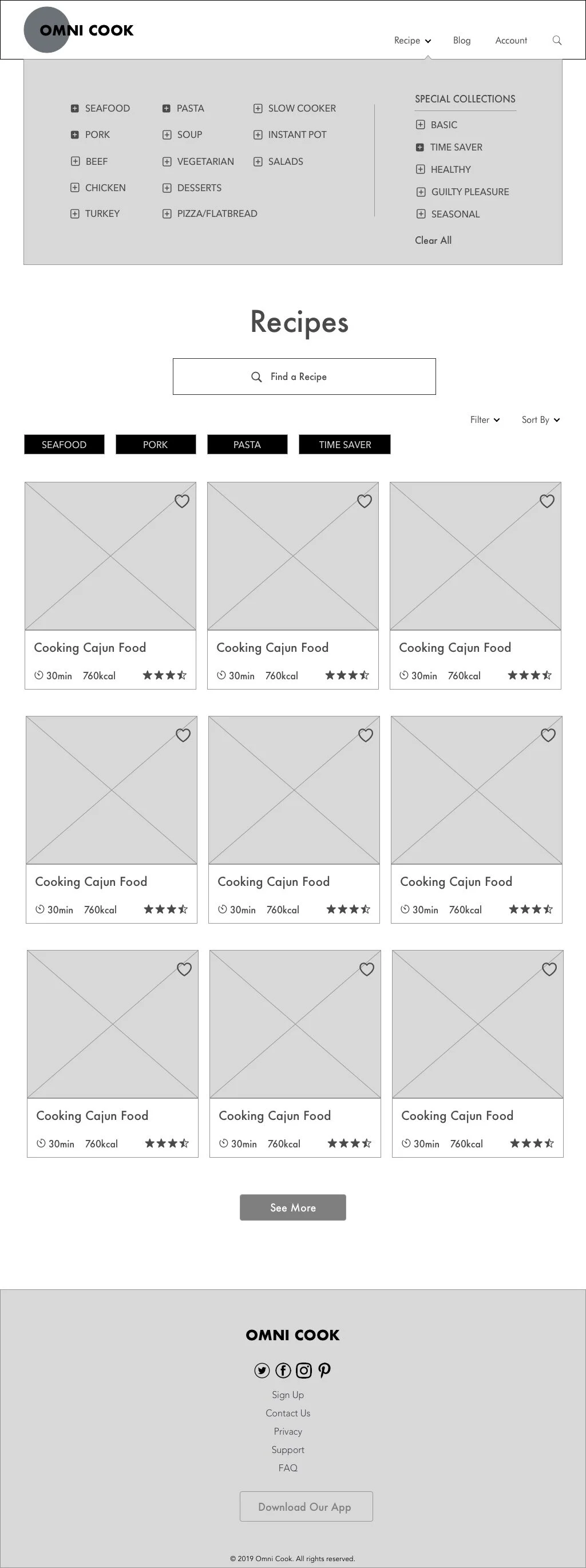 Wireframe | Filter