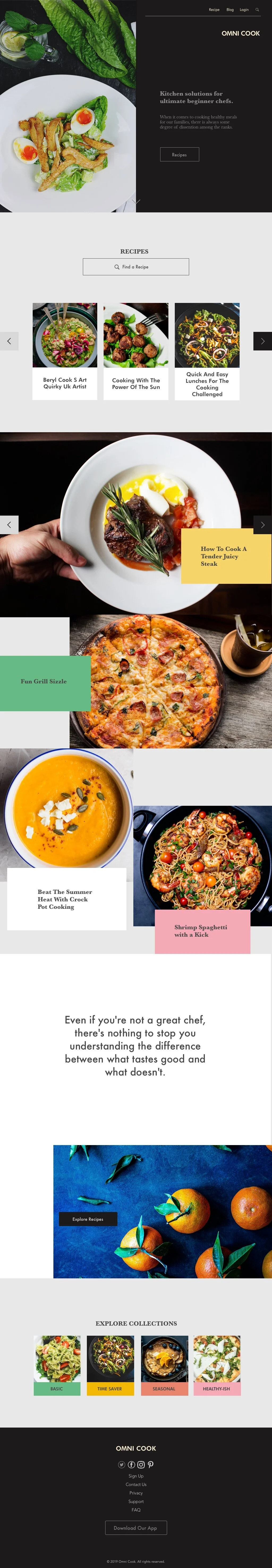 1st Prototype | Landing Page