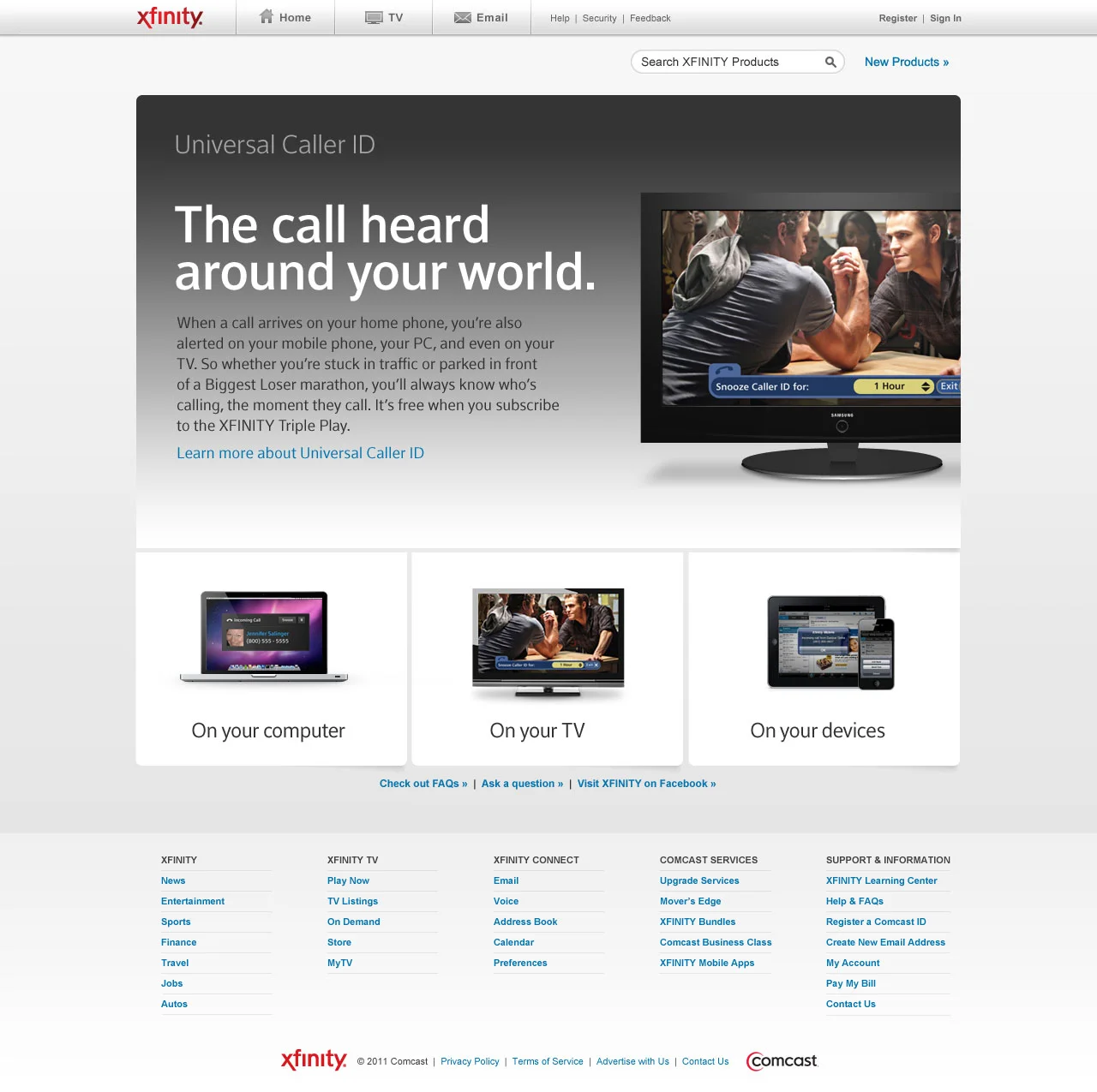 Comcast: Universal Caller ID