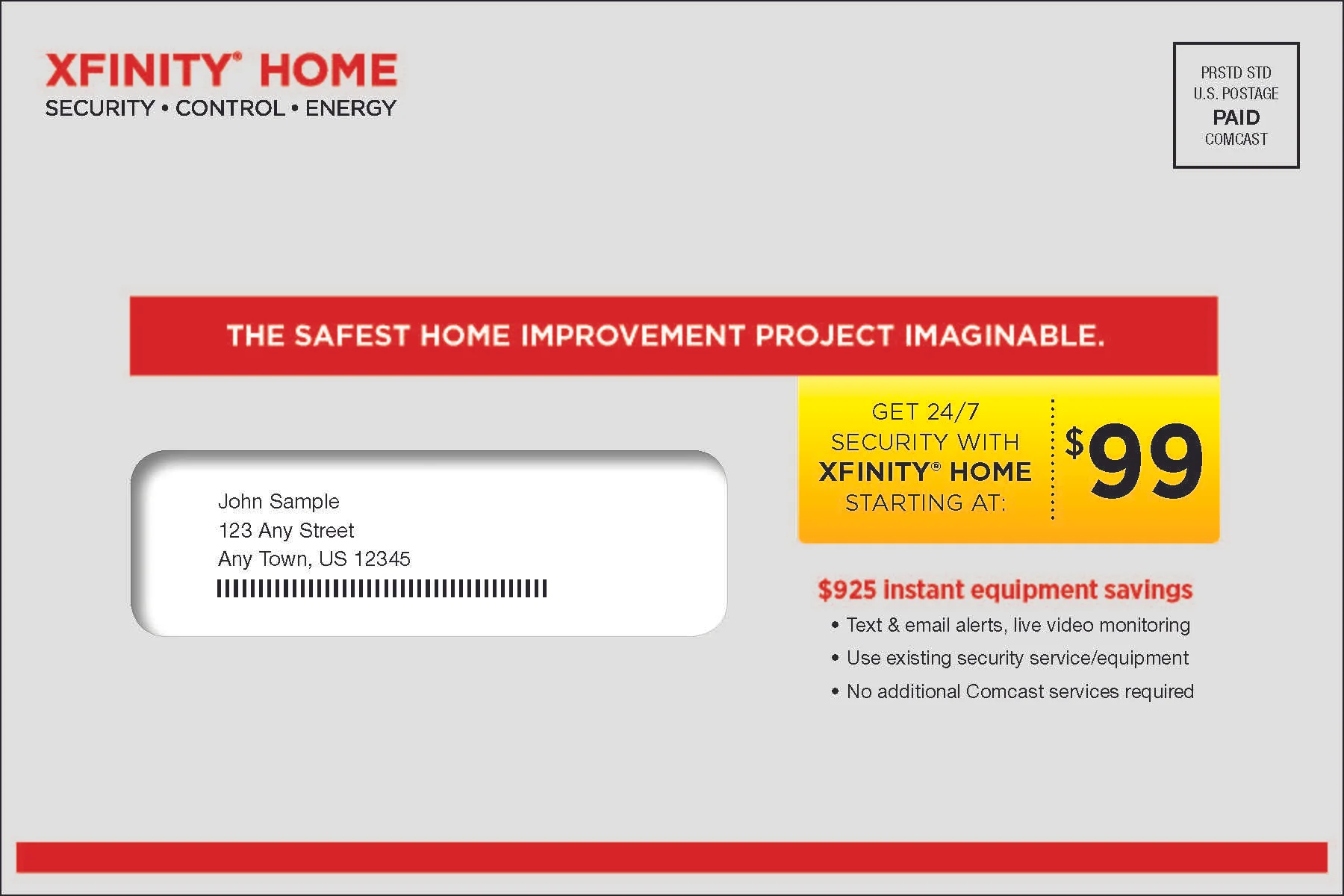 Comcast XFINITY Home DM Kit