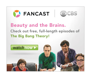 FANCAST: The Big Bang Theory Banner Ad - Creative Direction/Copy