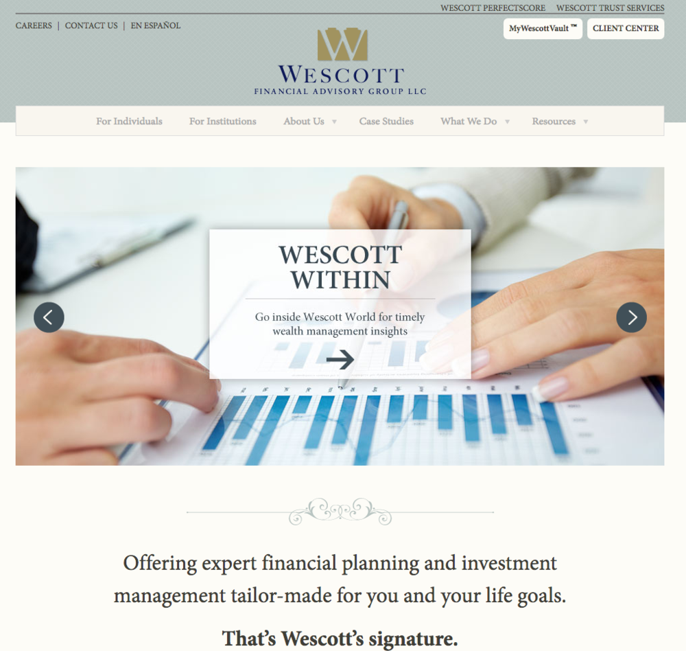 Wescott Investment Firm: Website