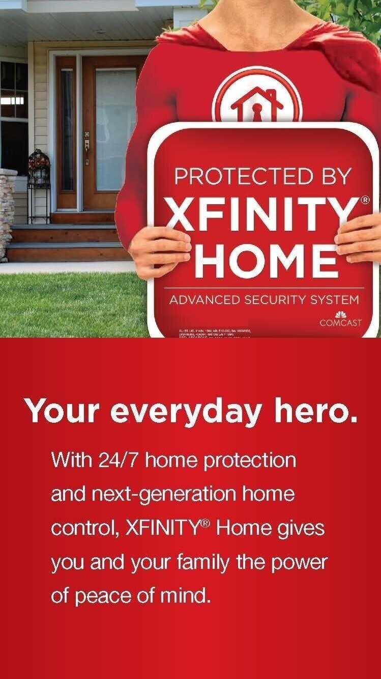 Comcast XFINITY Home DM Kit Brochure Cover