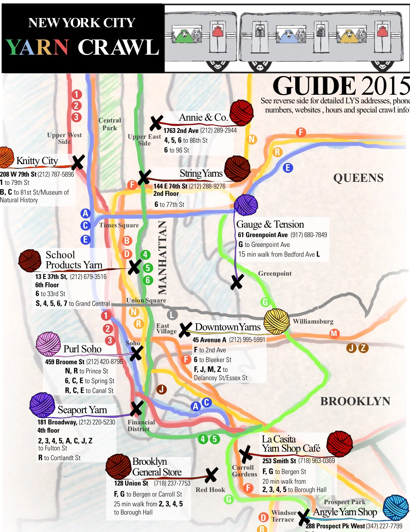2015 NYC Yarn Crawl