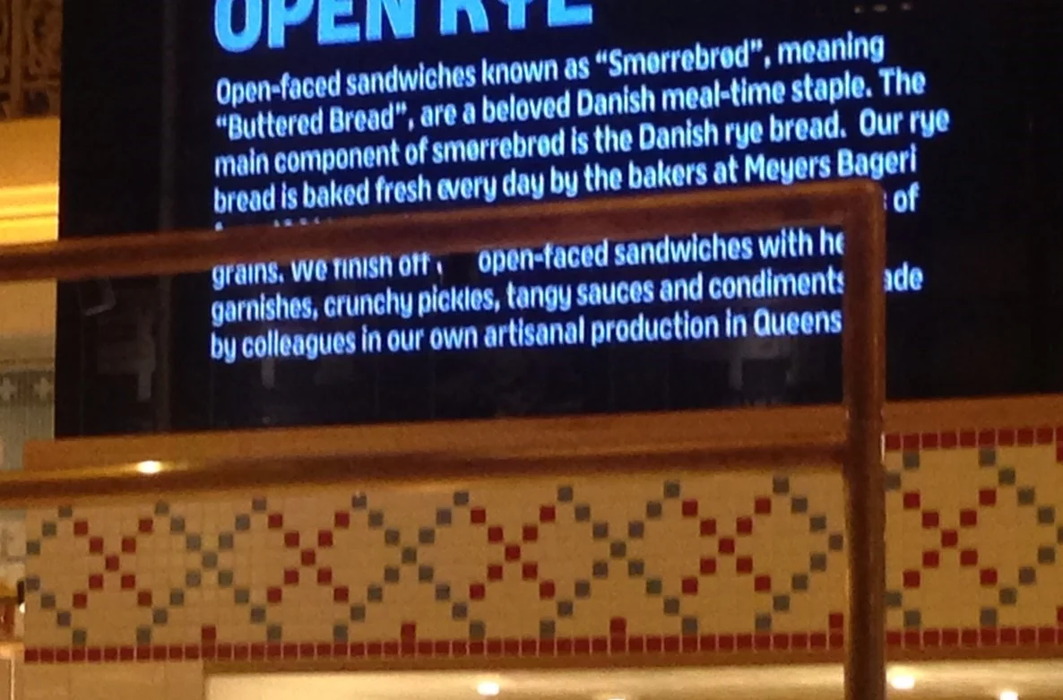 Meyer's Food Hall in NYC