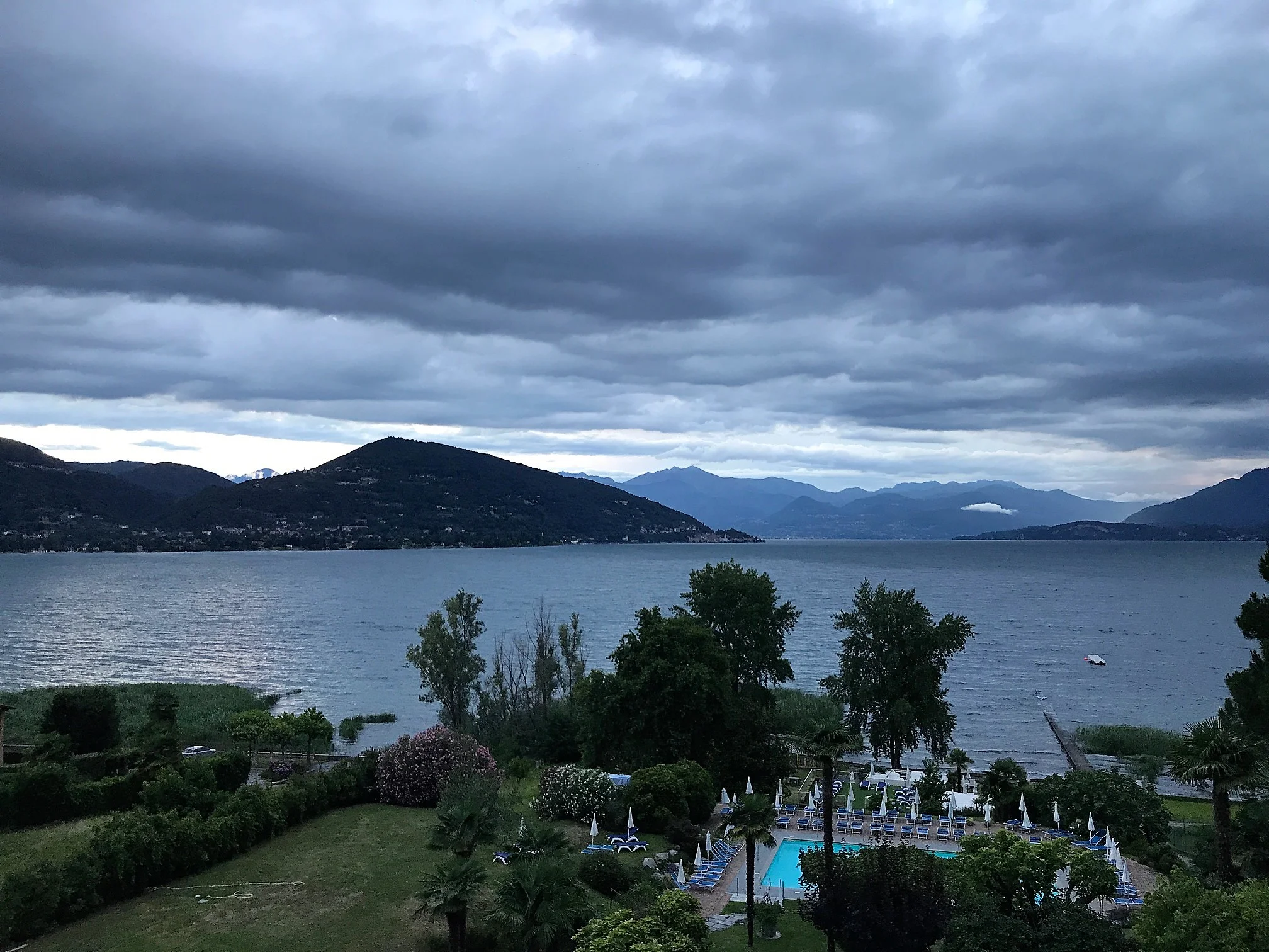 A Cool Calm Summer Evening by the Lake