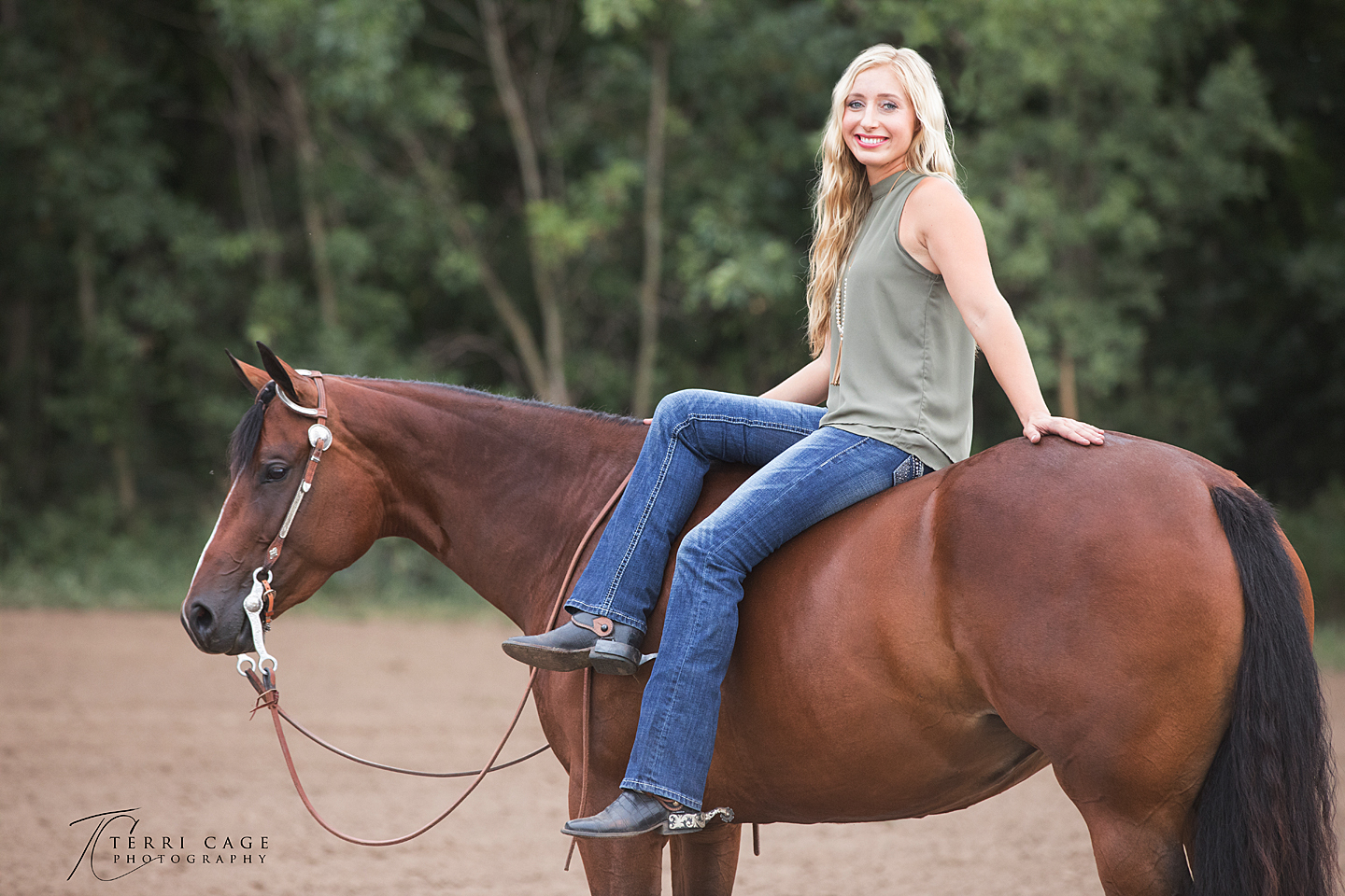  bareback, horse poses, bay horse 