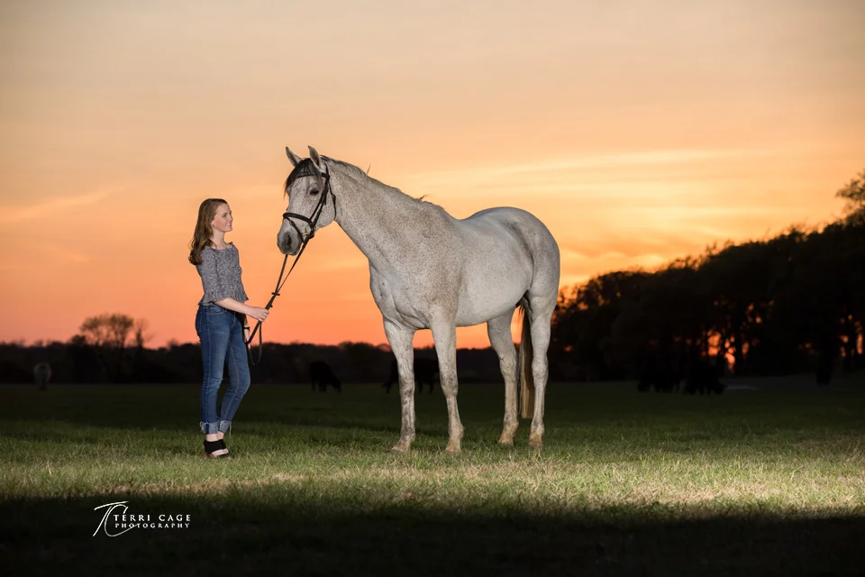 woman with horse