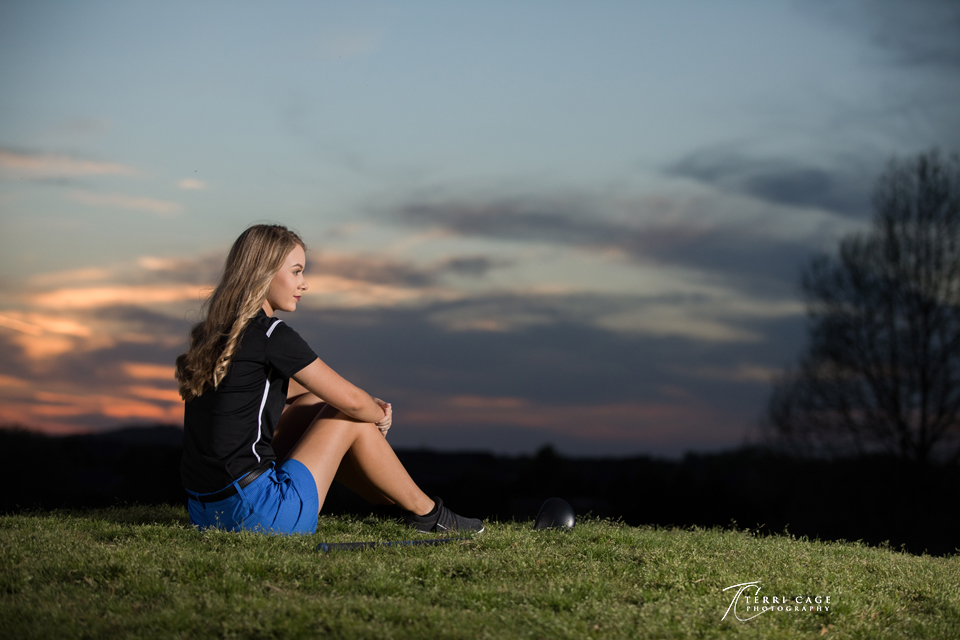 Senior with a Sunset 