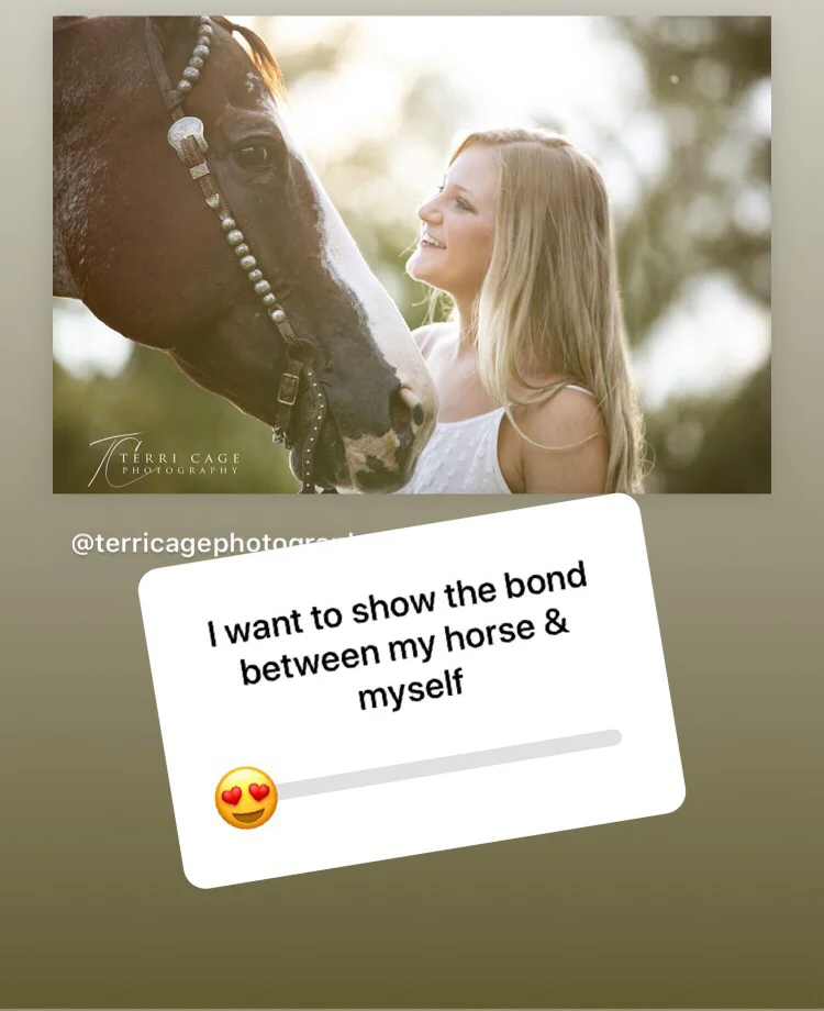 Why portraits with my horse?  Photographers why you need to know this!