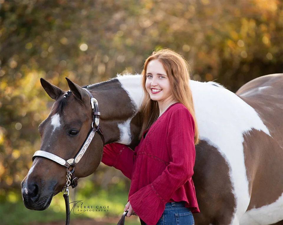 Girl with Paint horse