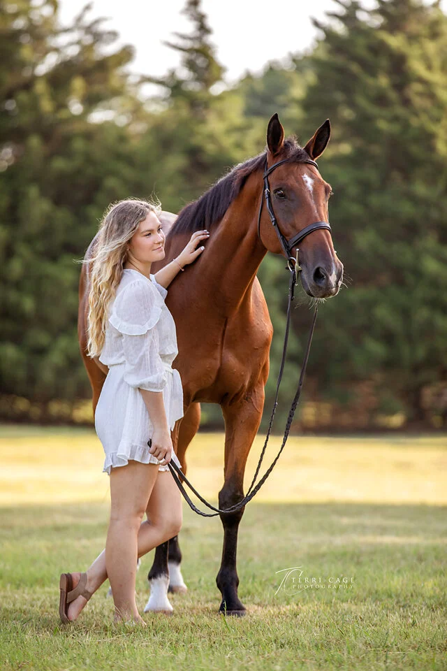 Horse and rider session texas