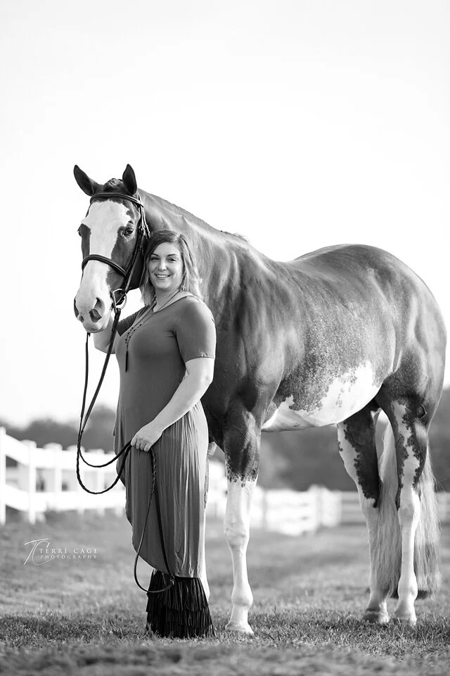 Horse and Rider Portrait in Texas