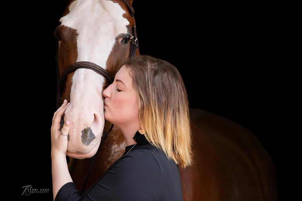 Horse kisses
