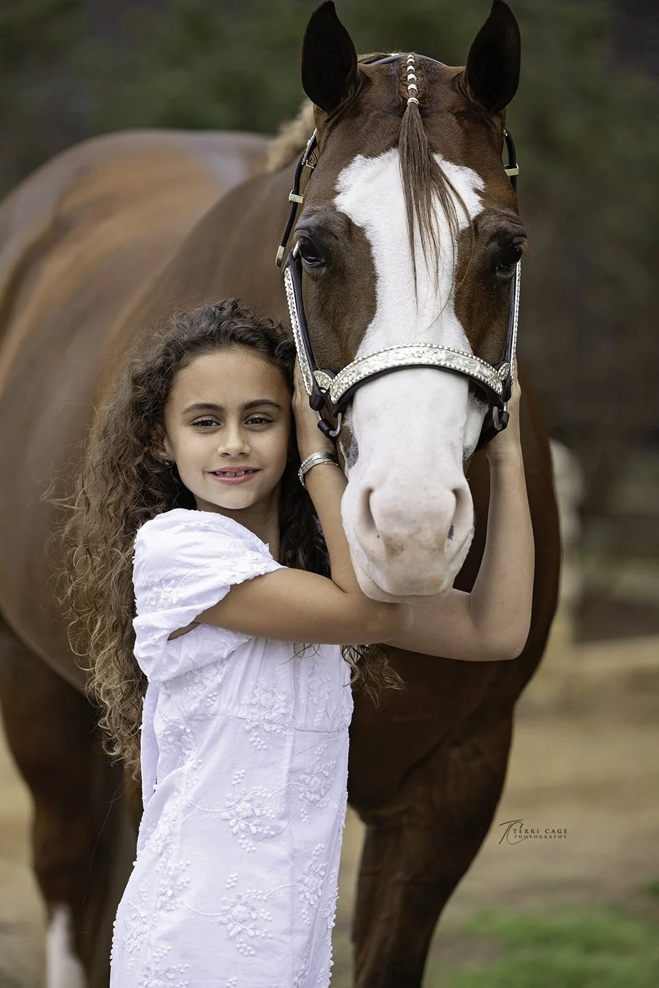 Horse girl photo session