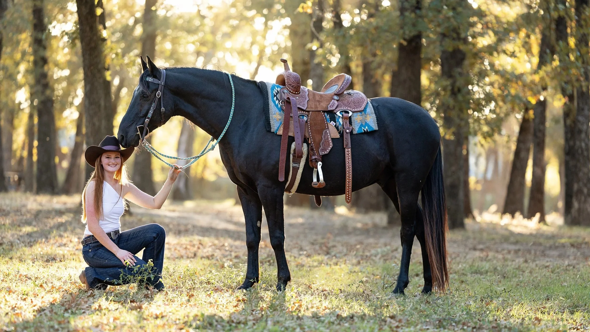A North Texas Senior’s Portrait Session With Her Horse