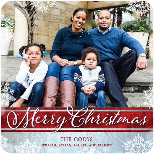The Cody family Christmas card. As always, they were sent out late.