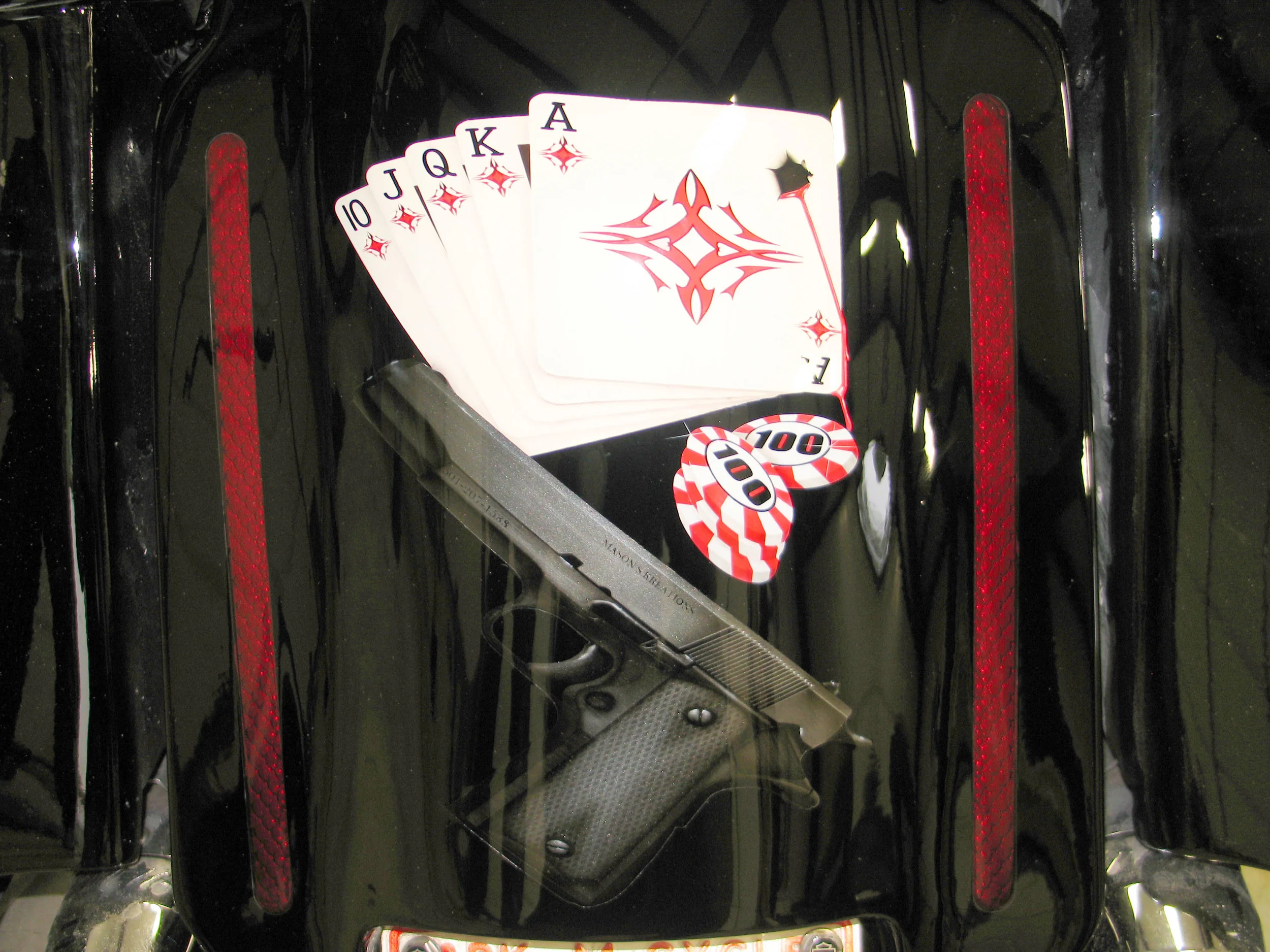 Hand Gun Cards Dice poker Airbrushed Bagger16.jpg