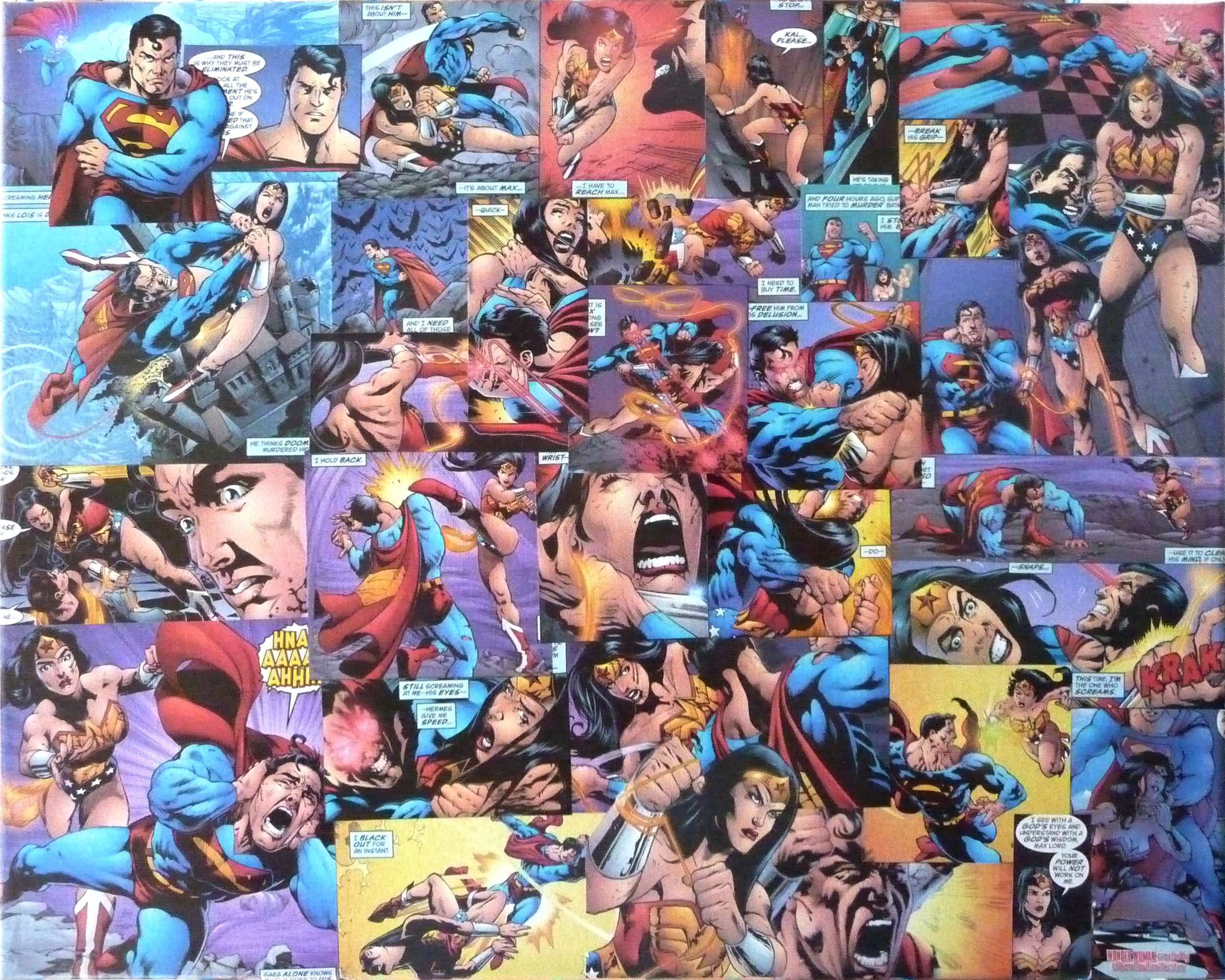 Superman vs Wonder Woman