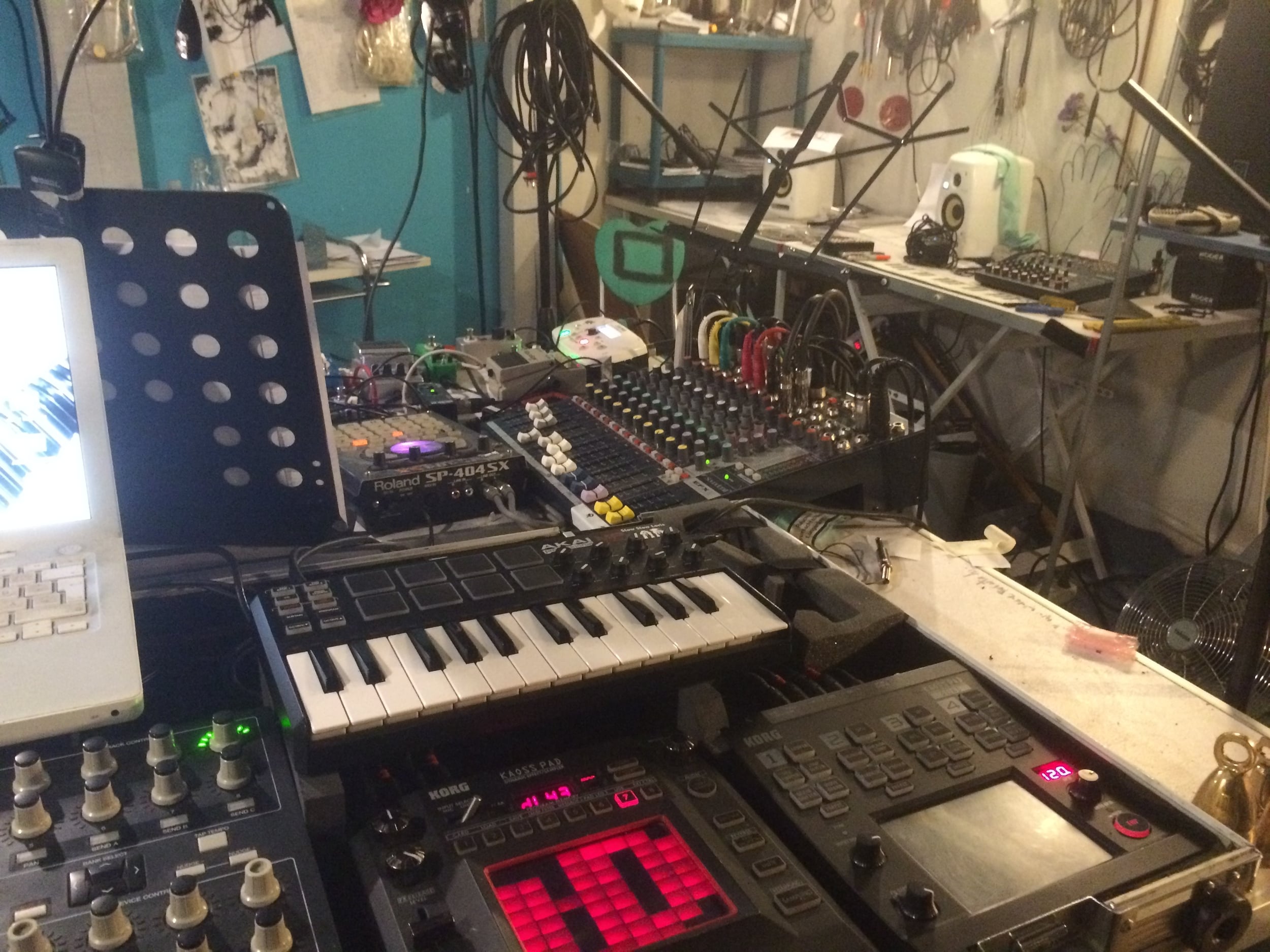 digital section case and recording set up