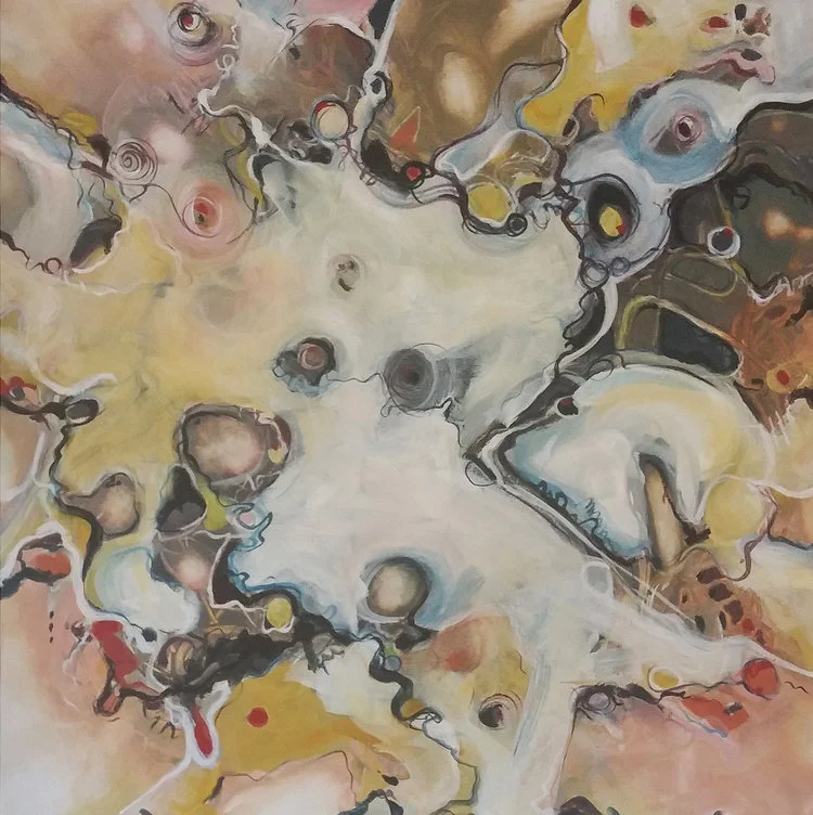Meeting Space 2018 24” x 24” Acrylic on canvas