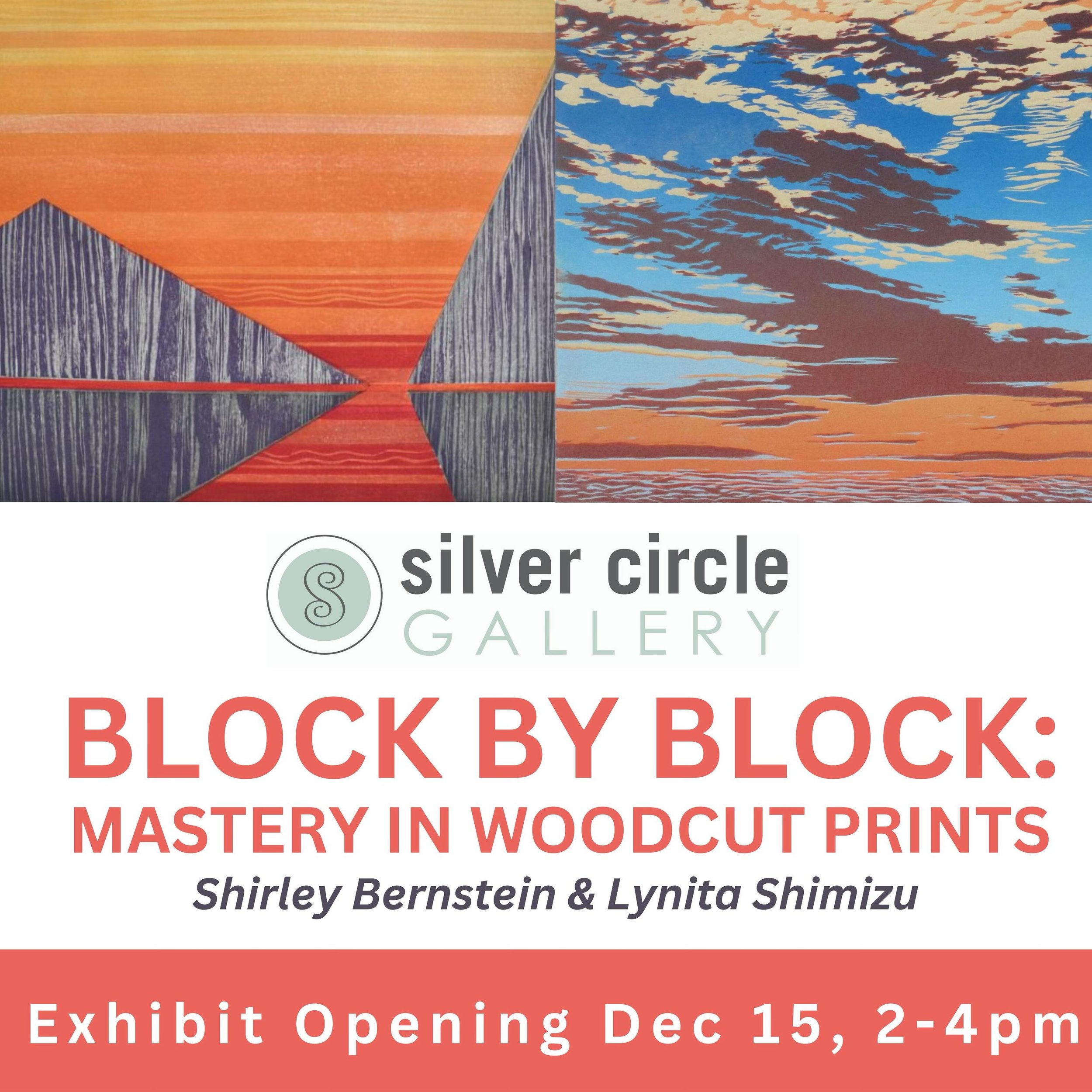 &ldquo;Block by Block&rdquo; brings together the woodblock artistry of Lynita Shimizu and Shirley Bernstein, celebrated artists whose work captures the spirit and beauty of nature. Lynita draws on her traditional Japanese woodcut techniques with vibr