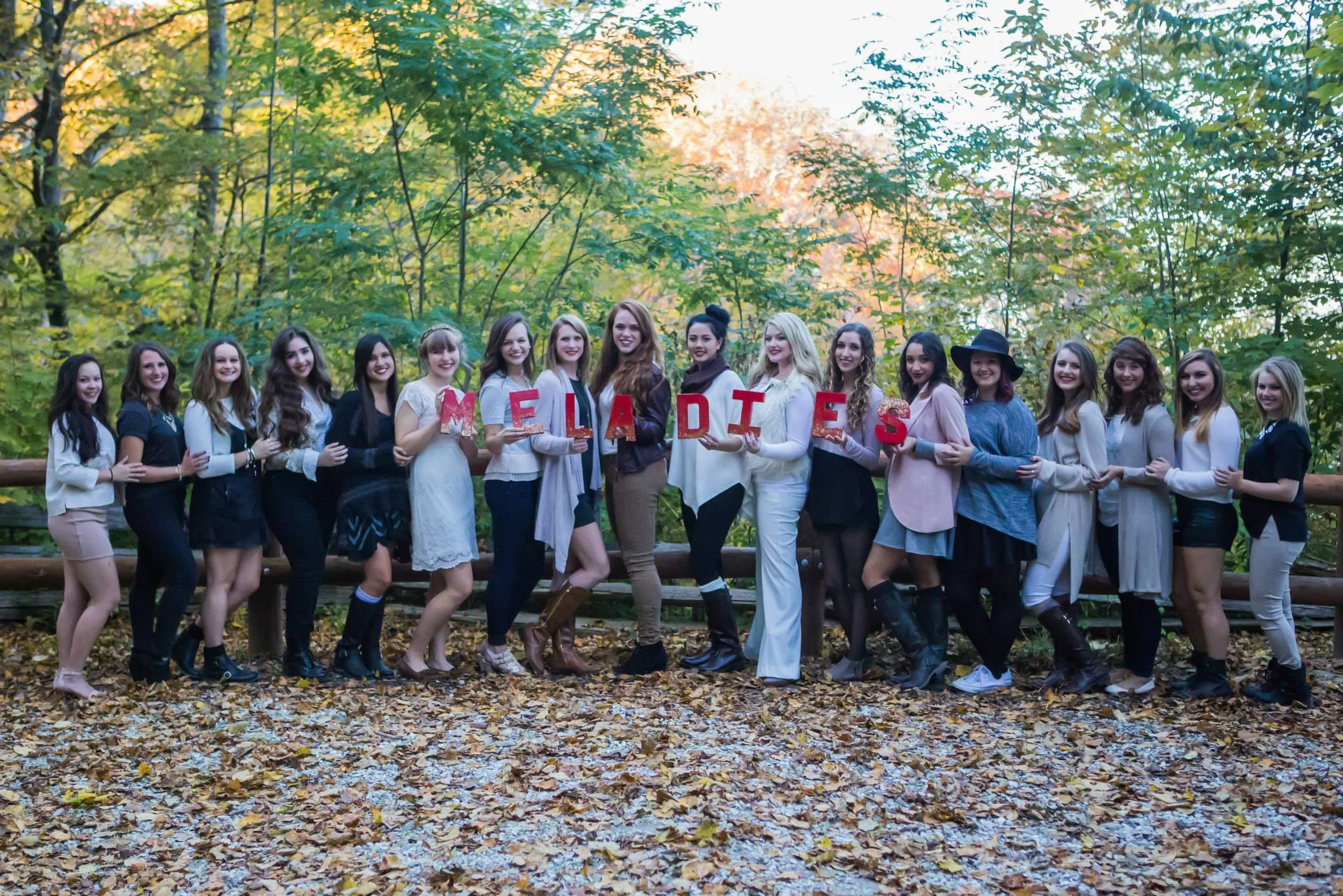 Left to Right: Irina Olson, Stephanie Fiore, Cate Beauchamp, Natasha Mraz, Ellie Marston, Katie Tuchel, Natalie Clerkin, Kara Sandquist, Maggie Butler, Regine Torres, Natalie Ragusin, Savannah Sparks, Tyler Middleton, Krystal Morales, Emily Rojewski, Lexi Johnson, Nicki Dower, Erin Pauly