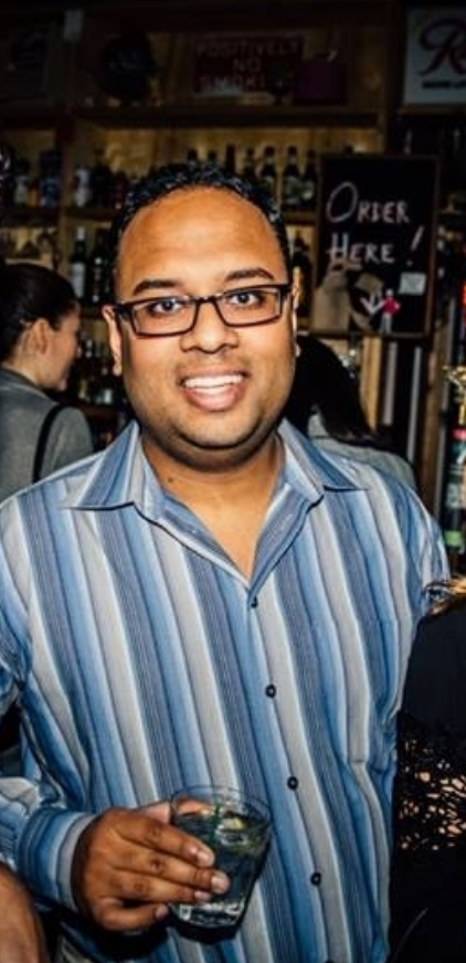 Buddhadev at Centered in the City's one year birthday party October, 2015