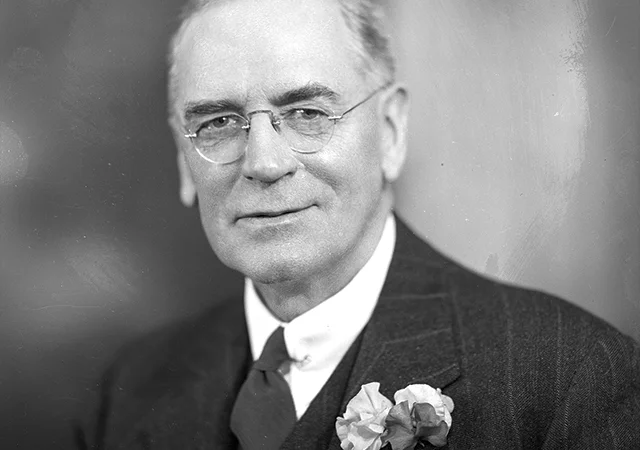 Harry Marshall Erskine Evans was a prospector and businessman who, before his one-year mayoral term in 1917, founded and managed coal mines as the railway arrived in the west. Photo Courtesy of Provincial Archives of Alberta