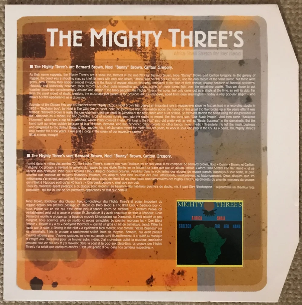 The Mighty Three's ‎– Africa Shall Stretch Forth Her Hand / Dub