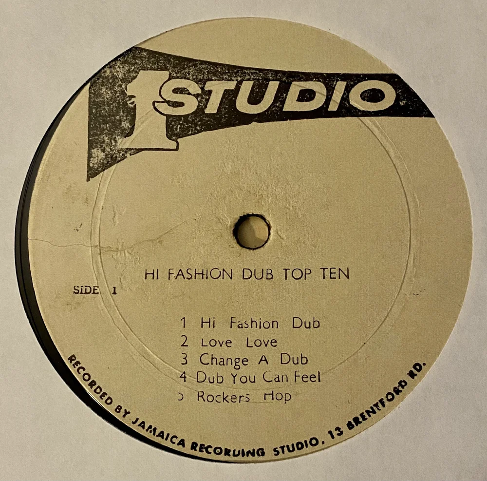 Dub Specialist - Hi Fashion Dub Top 10 - Studio One LP Rare 