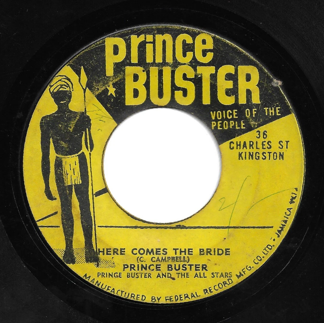レア盤オリーブレーベル ALL MY LOVING-PRINCE BUSTER PRINCE BUSTER 
