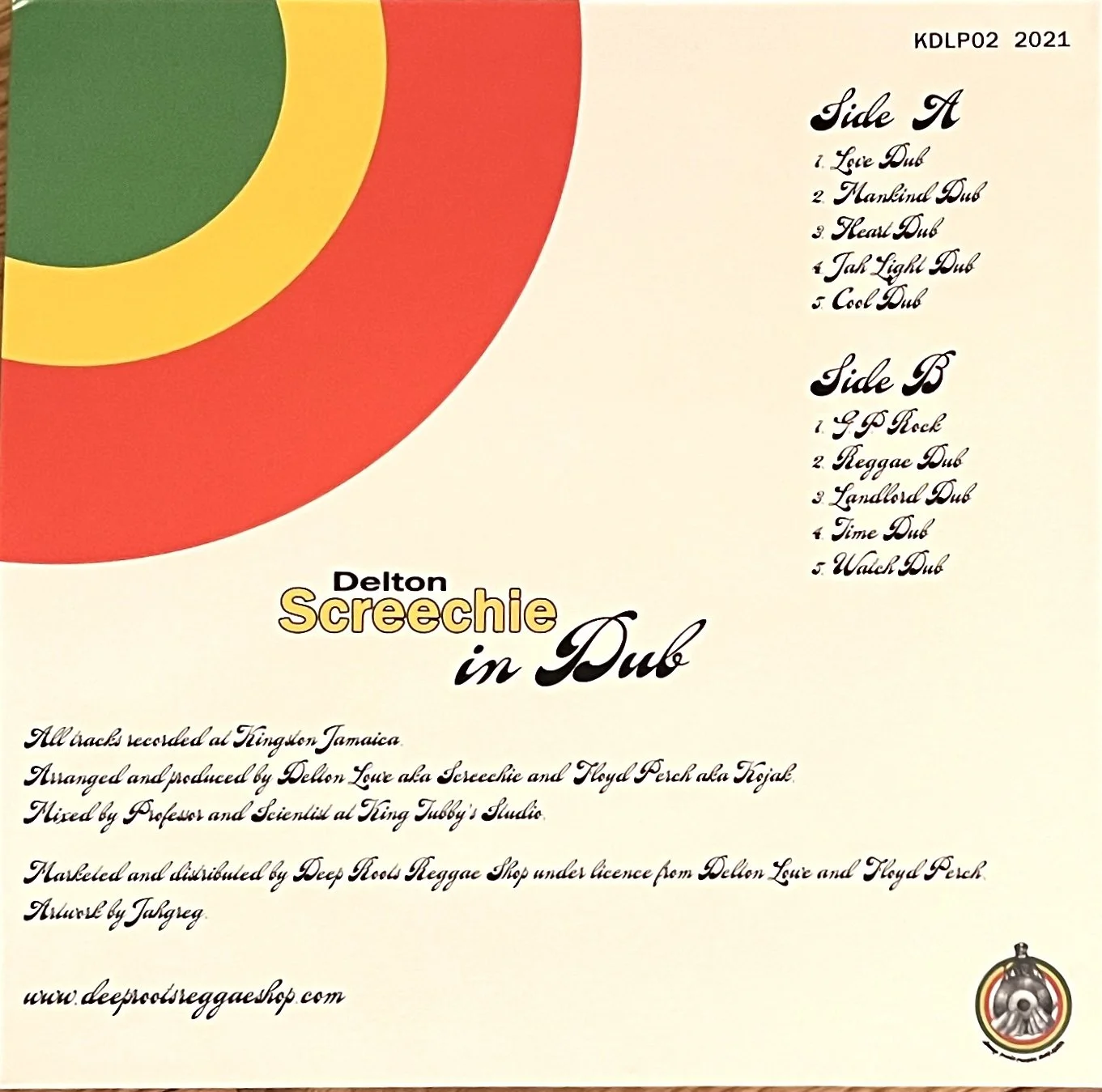 Delton Screechie - Suffering In The Ghetto In Dub - Papa