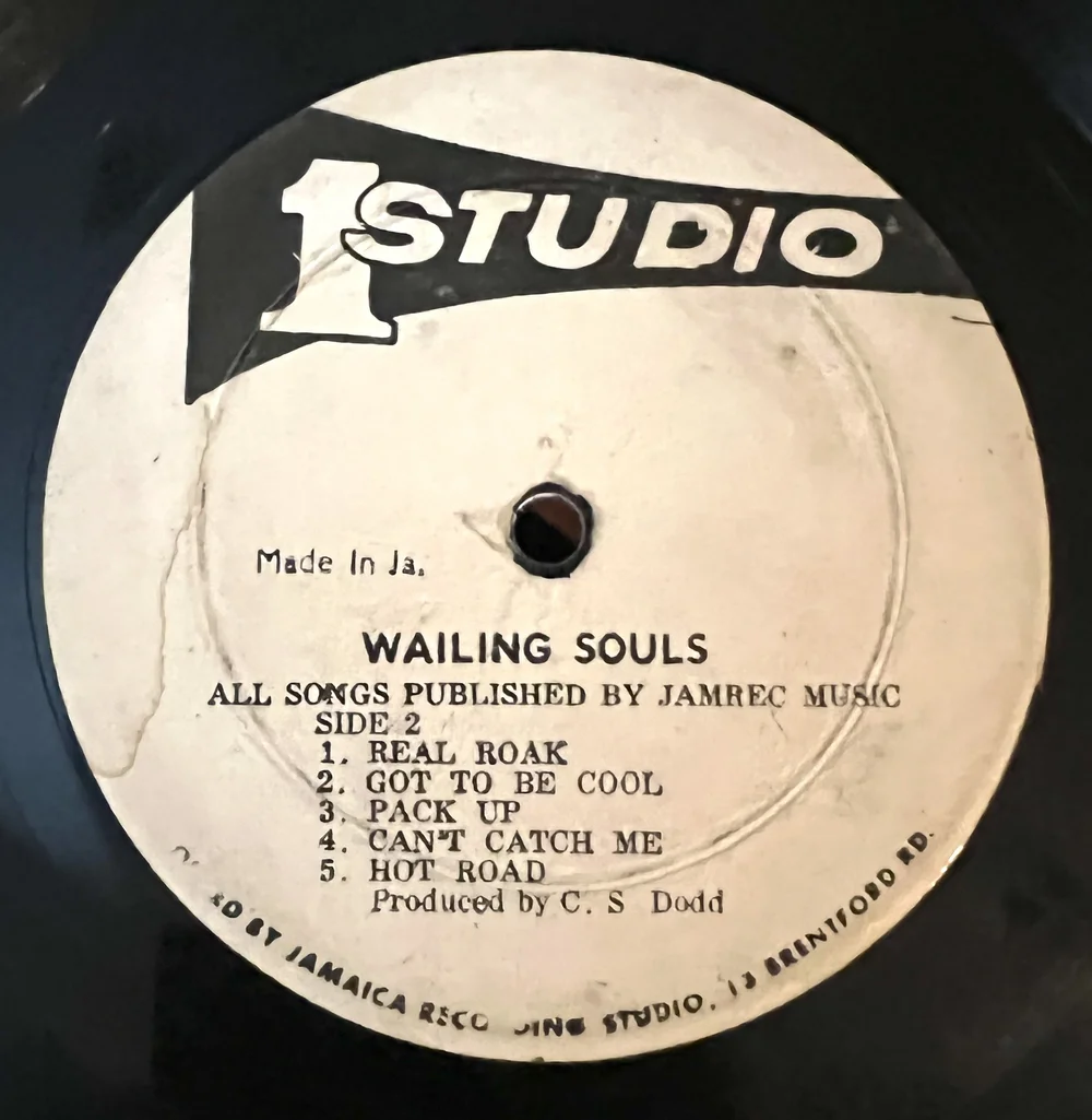 The Wailing Souls - Wailing Souls - Studio One LP Rare — Ohm Records