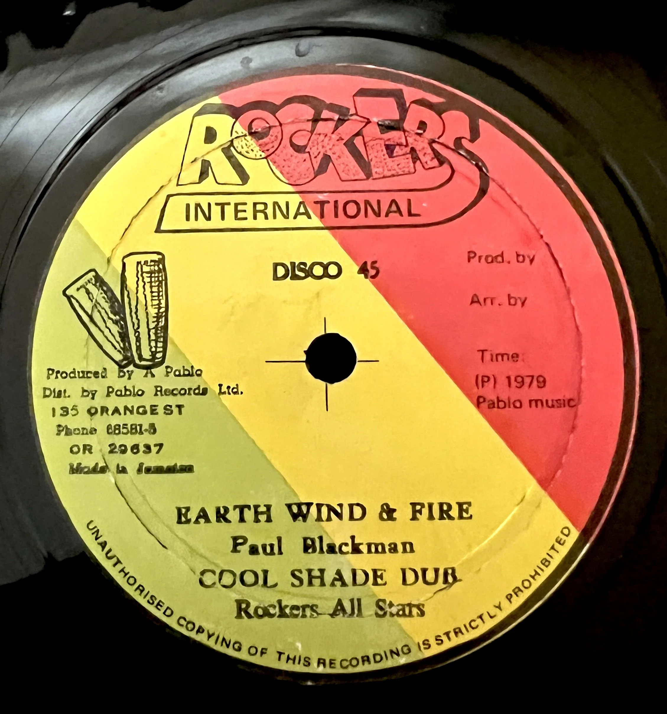 Paul Blackman - Earth Wind & Fire / Cool Shade Dub / Augustus Pablo ...