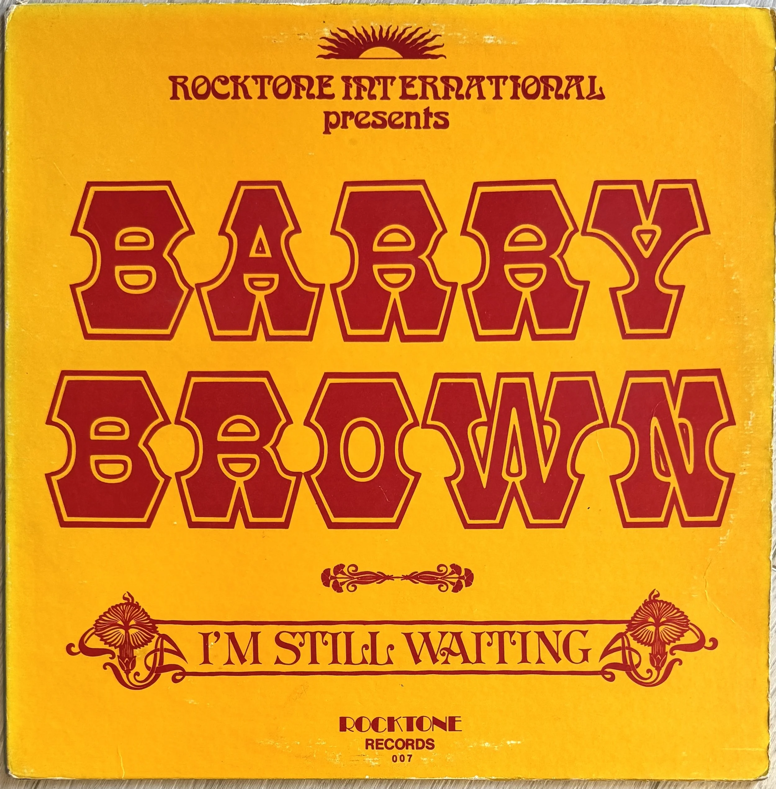 Barry Brown - I'm Still Waiting - Rocktone International LP Original 1983