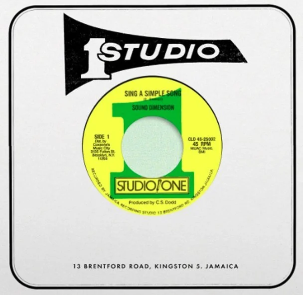 Sound Dimension - Sing A Simple Song  / Merlene Webber - How Nice It Is - Studio One 7