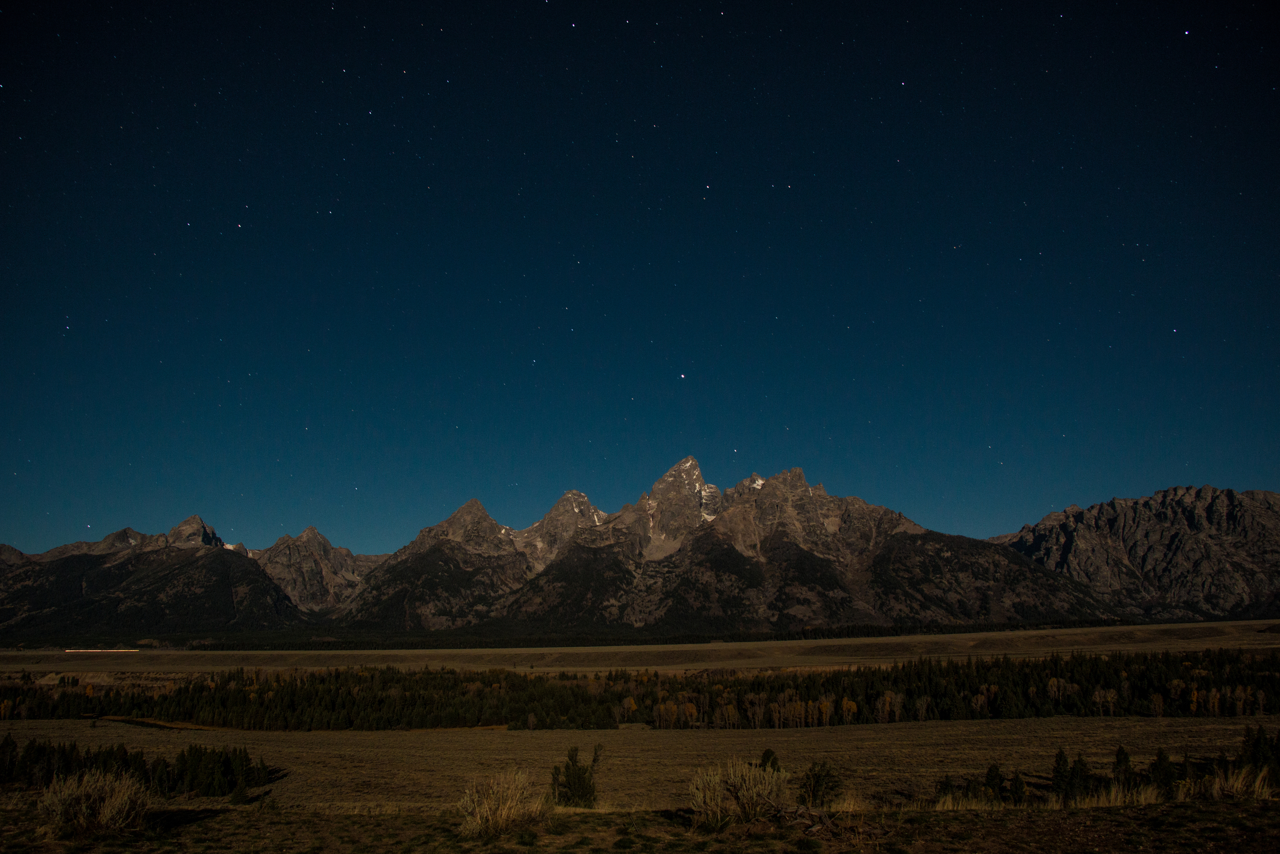 Nightlife in the Tetons