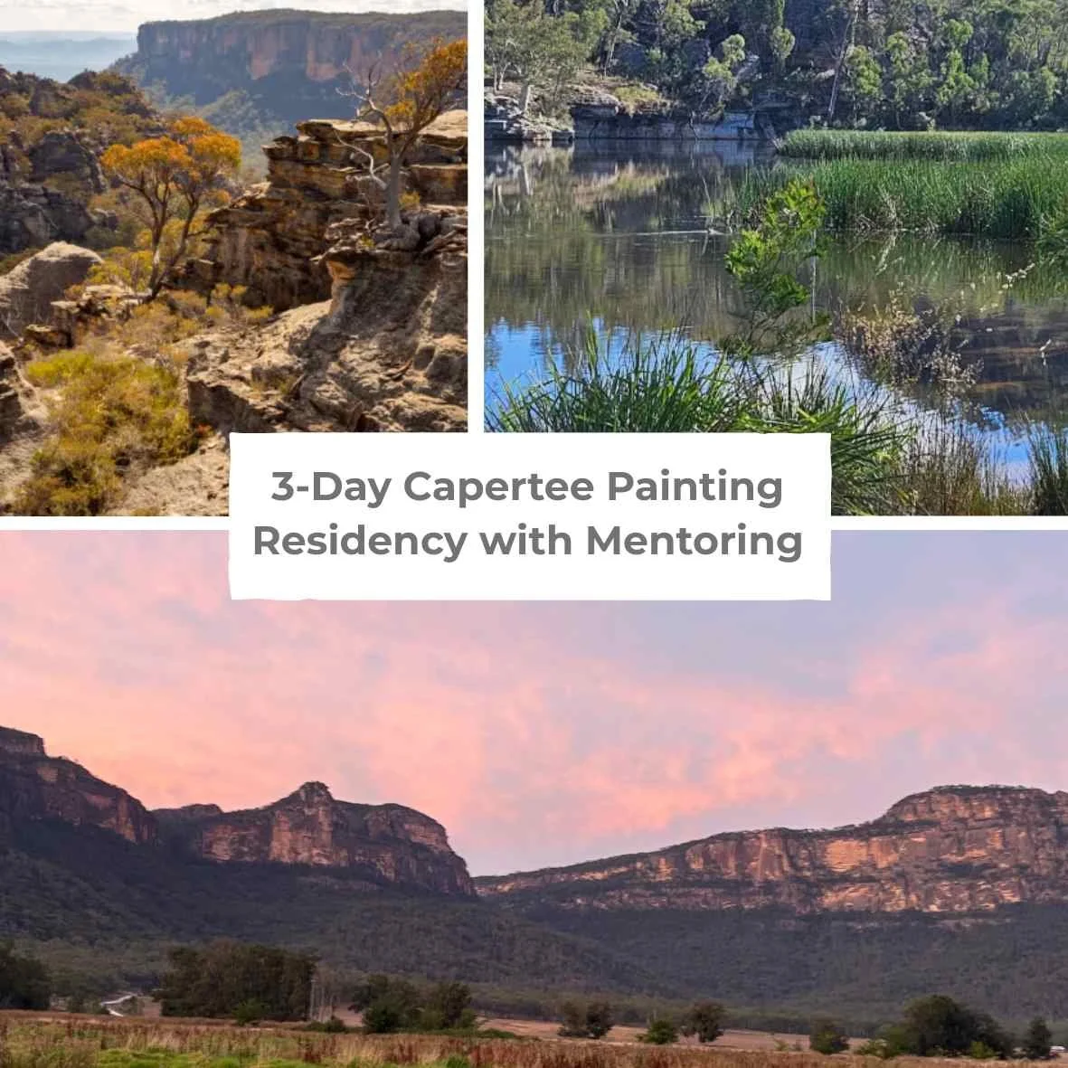 3-Day Capertee Painting Residency with Mentoring | 25 to 27 September Intermediate to Advanced