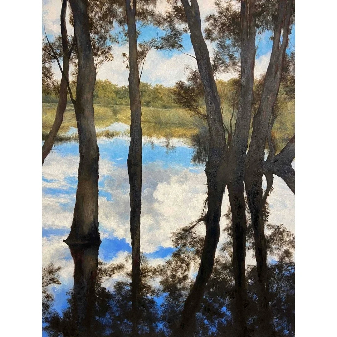 Looking Glass, 2022, oil on canvas, 116 x 89 cm
