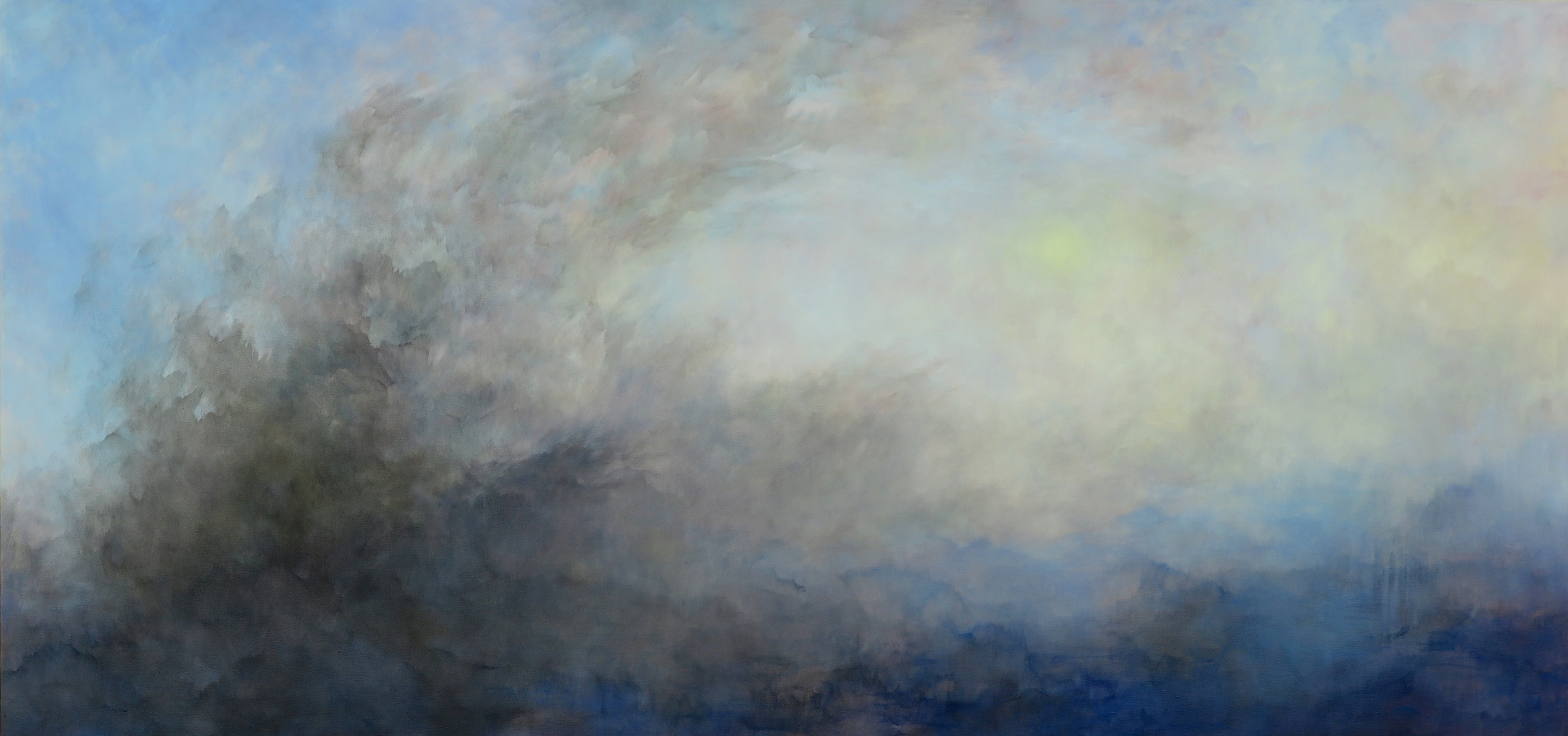 Breathe, Oil on Canvas, 101 x 213cm, $6500