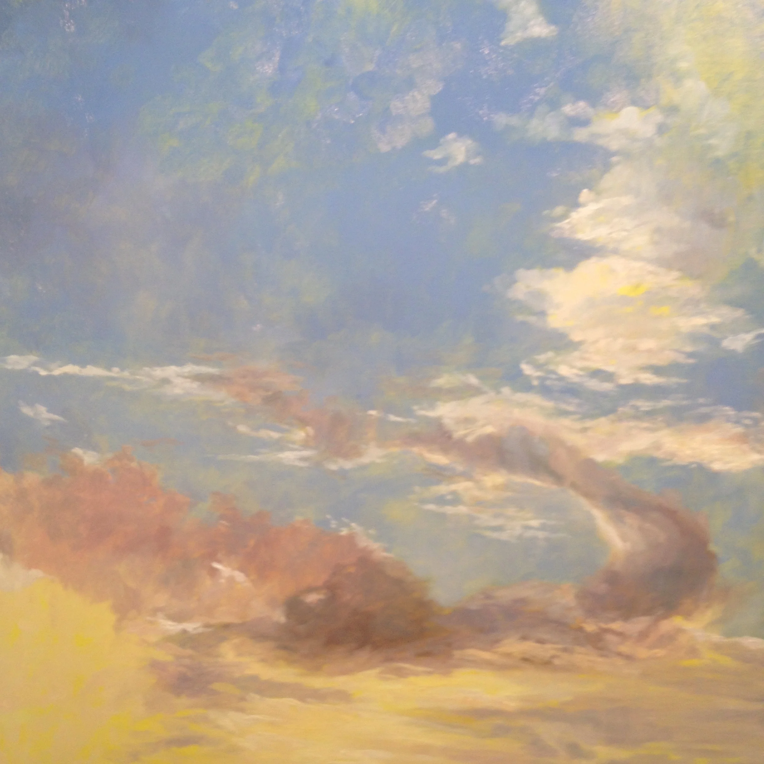 'What the West Wind Saw' (after Debussy), Oil on Board, 60 x 60cm