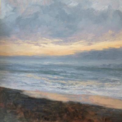 'The Father's Love', Oil on board, 40 x 40cm, $1150